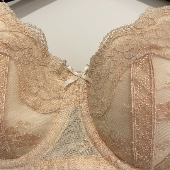 Heidi Klum Lacy Nude Bra size 12DD - Picture 4 of 5
